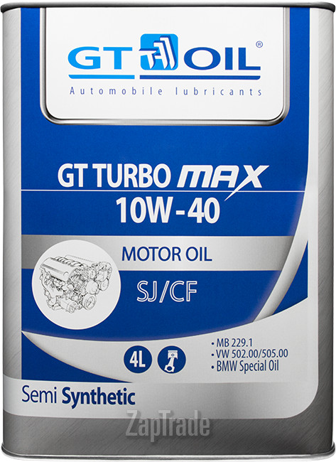 Купить моторное масло Gt oil GT Turbo MAX, в интернет-магазине в Москве
