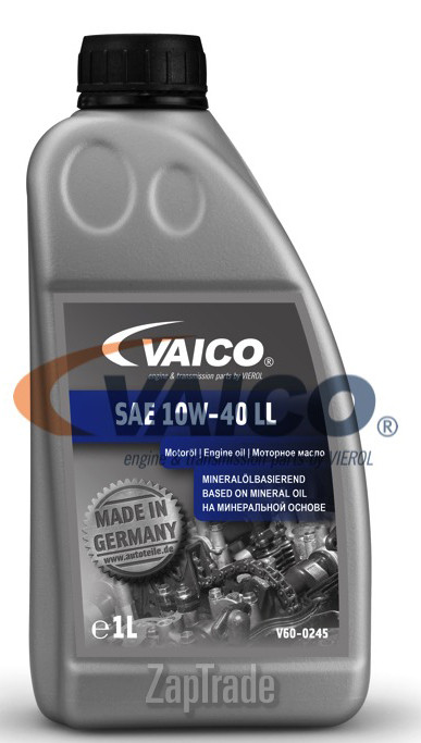 Купить моторное масло Vaico SAE 10W-40 LL, в интернет-магазине в Москве