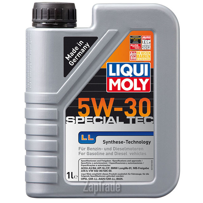 Купить моторное масло Liqui moly Special Tec LL, в интернет-магазине в Москве