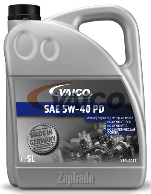 Купить моторное масло Vaico 5 W-40 PD, в интернет-магазине в Москве