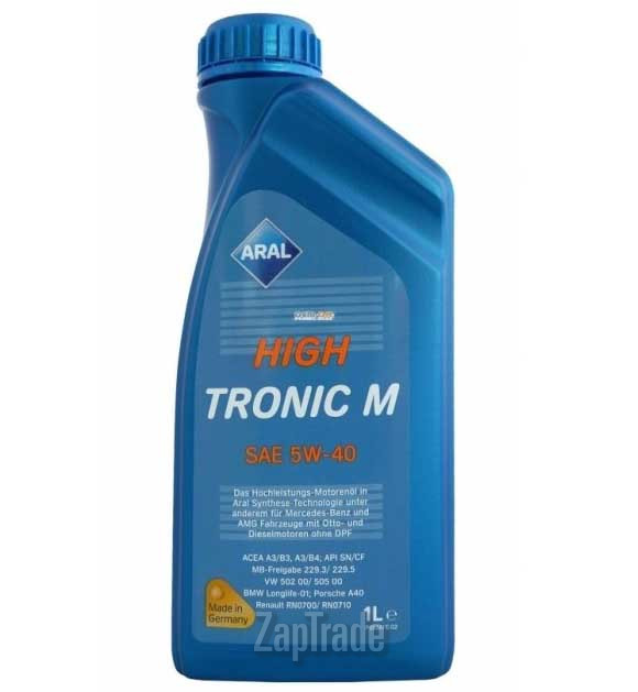 Купить моторное масло Aral HighTronic M, в интернет-магазине в Москве