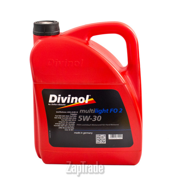 Купить моторное масло Divinol Multilight FO 2 5W-30, в интернет-магазине в Москве