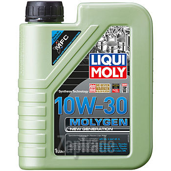 Купить моторное масло Liqui moly НС-синтетическое моторное масло Molygen New Generation 10W-30, в интернет-магазине в Москве