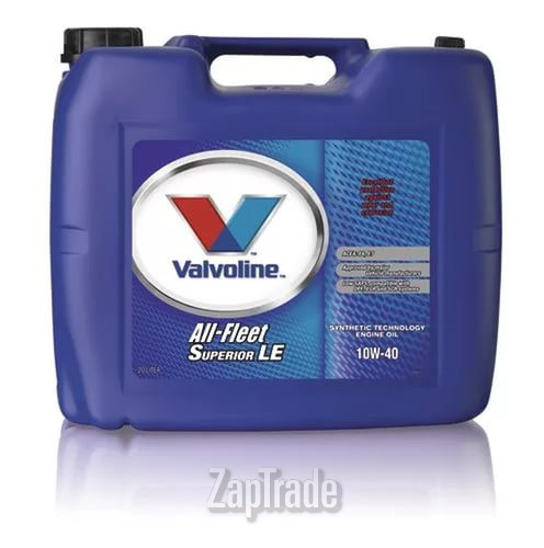 Купить моторное масло Valvoline ALL FLEET SUPERIOR LE 10W-40, 20л, в интернет-магазине в Москве