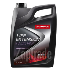 Купить моторное масло Champion oil LIFE EXTENSION 5W40 HM, в интернет-магазине в Москве