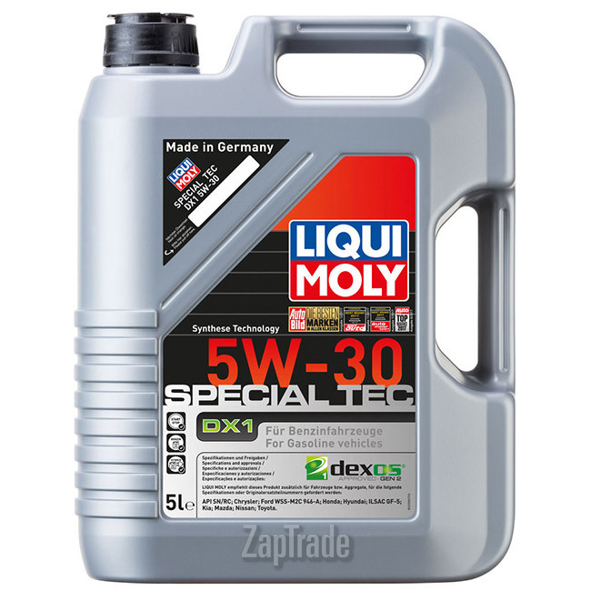 Купить моторное масло Liqui moly Special Tec DX1, в интернет-магазине в Москве