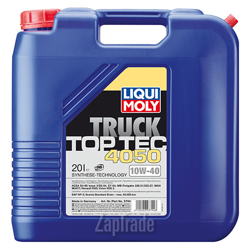 Купить моторное масло Liqui moly Top Tec Truck 4050, в интернет-магазине в Москве