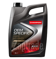 Купить моторное масло Champion oil OEM SPECIFIC 0W30 MS-BHDI, в интернет-магазине в Москве