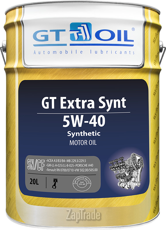 Купить моторное масло Gt oil GT Extra Synt, в интернет-магазине в Москве