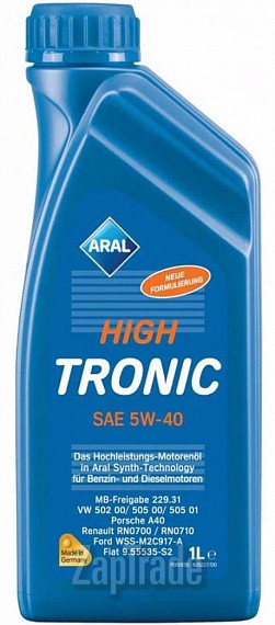 Купить моторное масло Aral HighTronic, в интернет-магазине в Москве