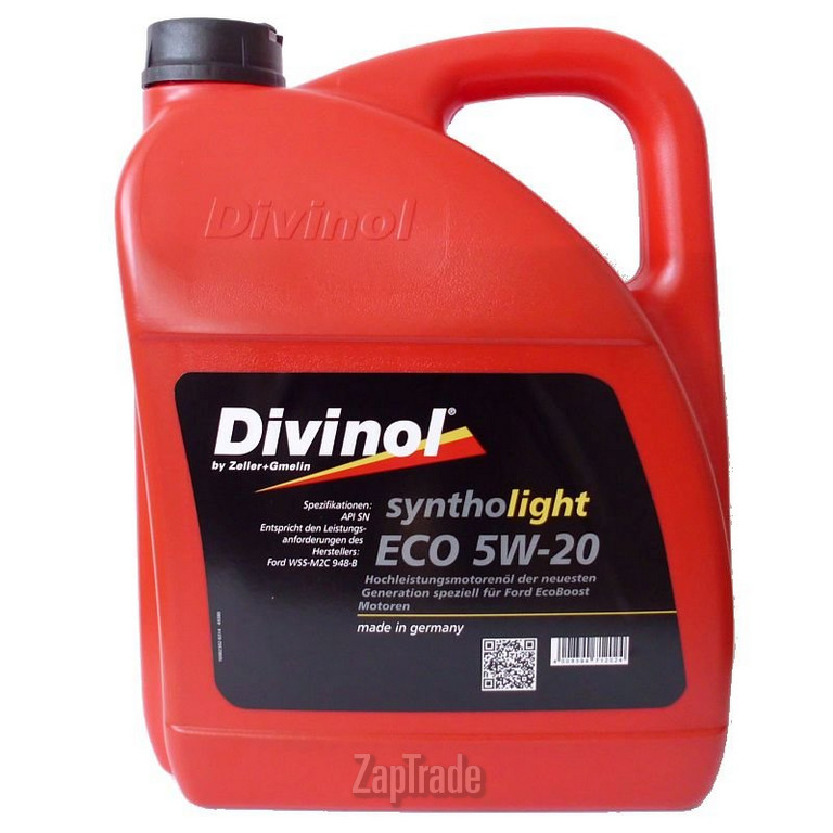 Купить моторное масло Divinol Syntholight Eco 5W20, в интернет-магазине в Москве