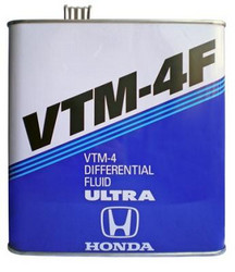 Купить трансмиссионное масло Honda VTM-4F Diferential Fluid Ultra, в интернет-магазине в Москве